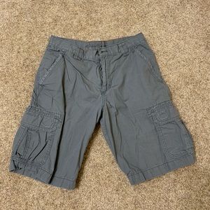 Eddie Bauer Gray Cargo Shorts